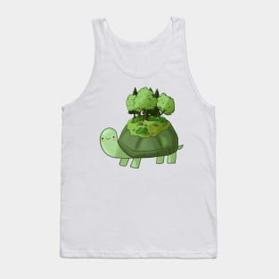 Cute turtle island Tank Top